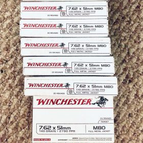 Winchester USA 762mm Ammunition For Sale, Firearms For Sale